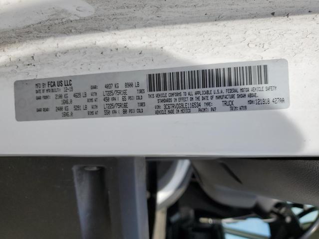 3C6TRVDG9LE116534 - 2020 RAM PROMASTER 2500 HIGH 白色 照片 13