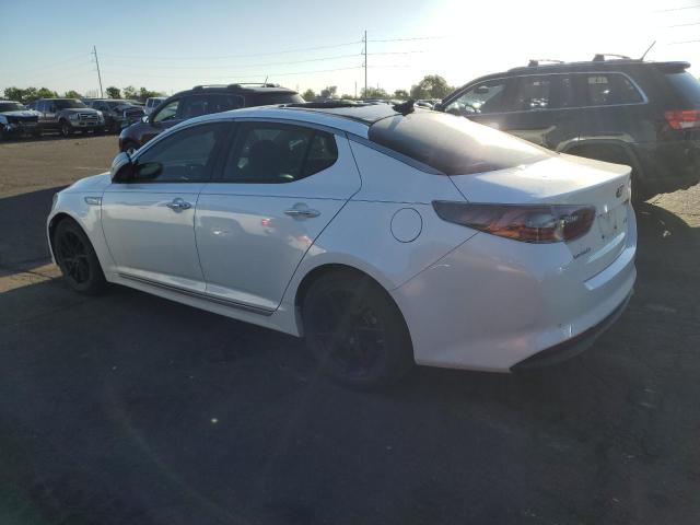 KNAGN4AD2E5073628 - 2014 KIA OPTIMA HYBRID WHITE photo 2