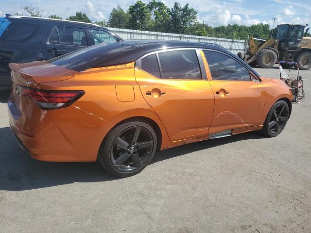 3N1AB8DV9MY323447 - 2021 NISSAN SENTRA SR ORANGE photo 3