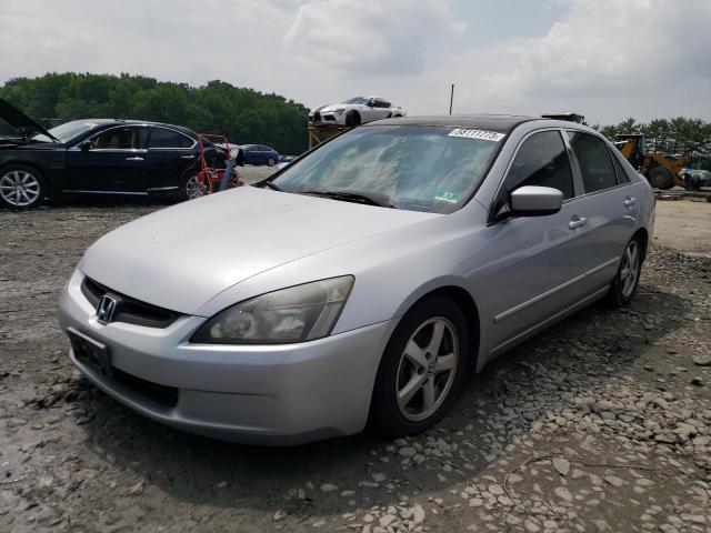 1HGCM56755A050186 - 2005 HONDA ACCORD EX SILVER photo 1