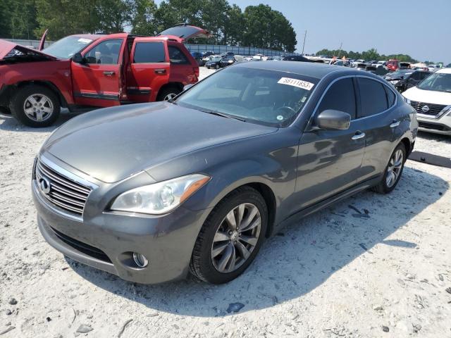 JN1BY1AP5CM335905 - 2012 INFINITI M37 GRAY photo 1