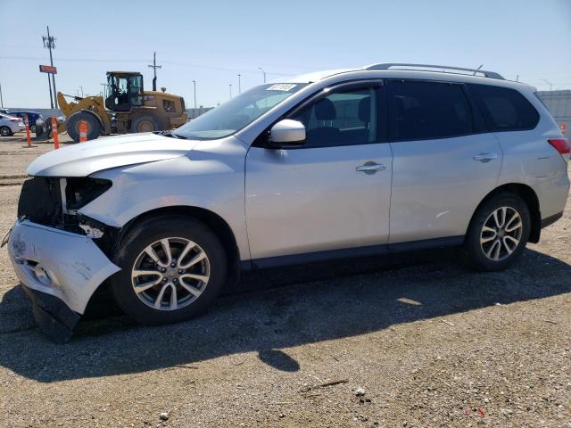 5N1AR2MM4DC625780 - 2013 NISSAN PATHFINDER S WHITE photo 1