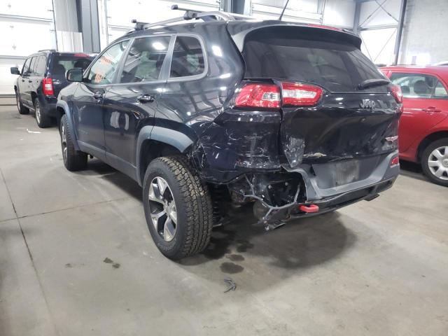 1C4PJMBS1EW211066 - 2014 JEEP CHEROKEE TRAILHAWK 黑色 照片 3