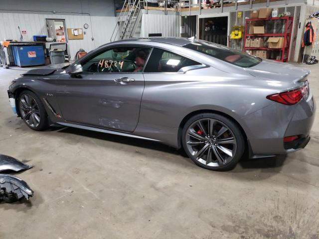 JN1FV7EK0JM531095 - 2018 INFINITI Q60 RED SPORT 400 SILVER photo 2