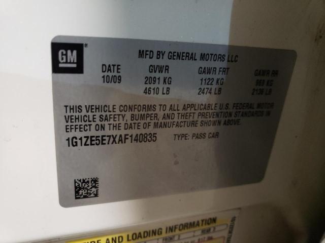 1G1ZE5E7XAF140835 - 2010 CHEVROLET MALIBU LTZ Blanc photo 12