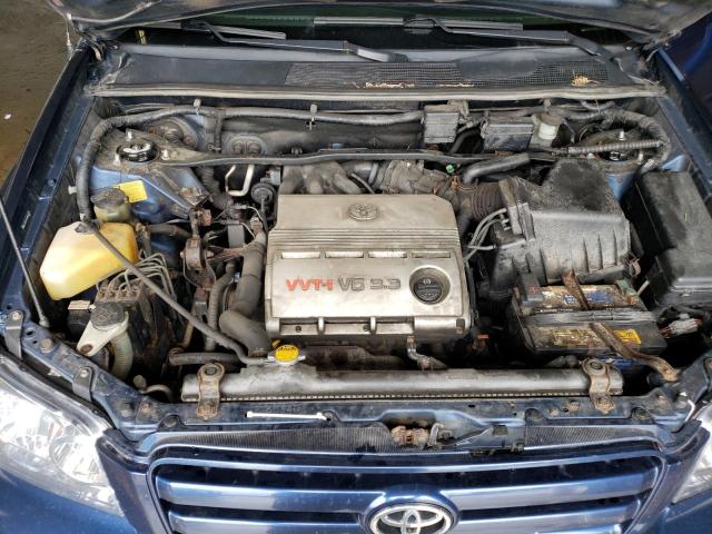 JTEEP21AX40062575 - 2004 TOYOTA HIGHLANDER BLUE photo 11