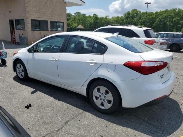 KNAFK4A69G5569034 - 2016 KIA FORTE LX WHITE photo 2