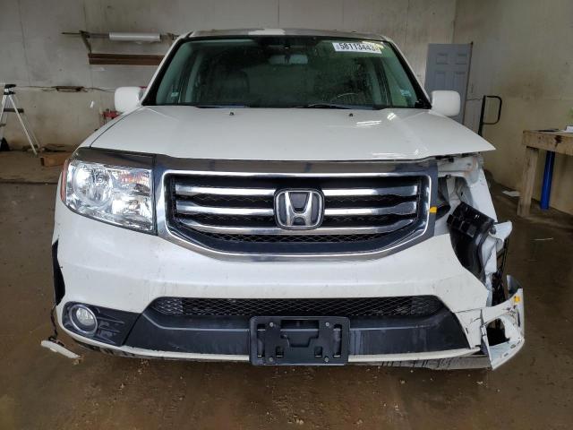 5FNYF4H93FB053569 - 2015 HONDA PILOT TOURING WHITE photo 5