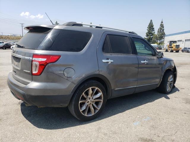 1FM5K7D86EGC35134 - 2014 FORD EXPLORER XLT GRAY photo 3