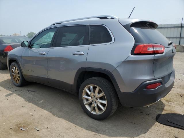 1C4PJLDS1EW217442 - 2014 JEEP CHEROKEE LIMITED SILVER photo 2