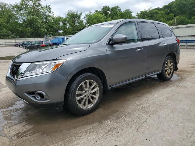 5N1AR2MM2FC609824 - 2015 NISSAN PATHFINDER S GRAY photo 1