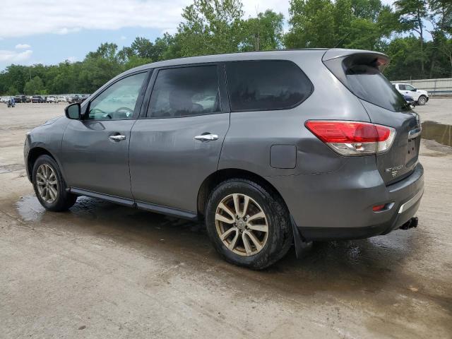 5N1AR2MM2FC609824 - 2015 NISSAN PATHFINDER S GRAY photo 2