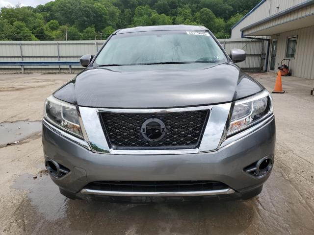 5N1AR2MM2FC609824 - 2015 NISSAN PATHFINDER S GRAY photo 5