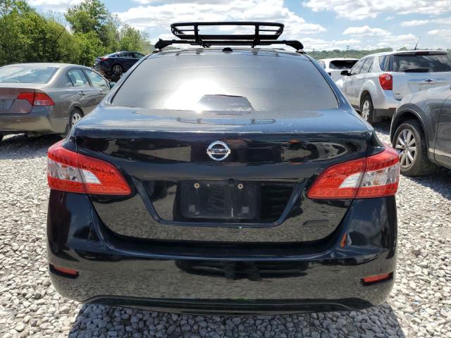 3N1AB7AP5DL672392 - 2013 NISSAN SENTRA S BLACK photo 6