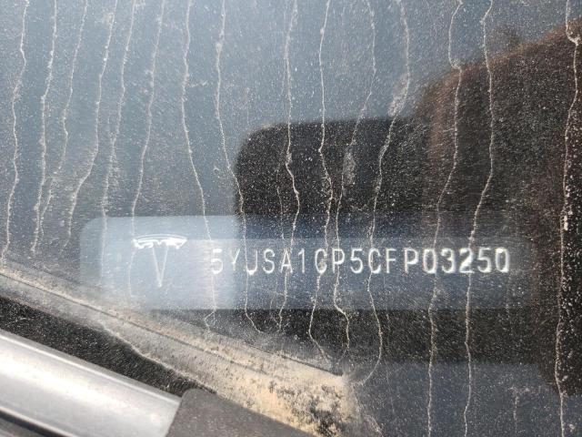 5YJSA1CP5CFP03250 - 2012 TESLA MODEL S Gümüş foto 12