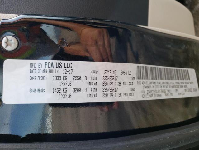 2C4RC1EGXJR178189 - 2018 CHRYSLER PACIFICA TOURING L PLUS BLACK photo 14