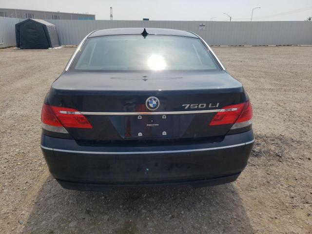 WBAHN83508DT77925 - 2008 BMW 750 LI BLACK photo 6