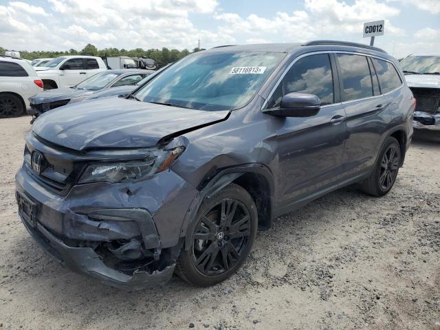 5FNYF5H24NB018885 - 2022 HONDA PILOT SE GRAY photo 1