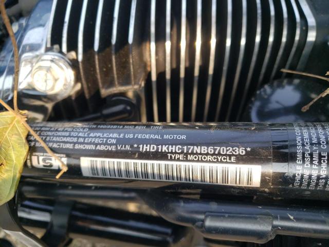 1HD1KHC17NB670236 - 2022 HARLEY-DAVIDSON FLTRX 蓝色 照片 10