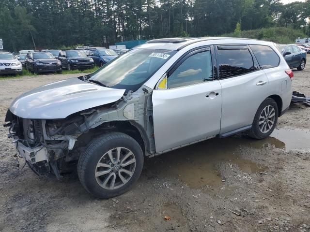 5N1AR2MM3DC636785 - 2013 NISSAN PATHFINDER S SILVER photo 1