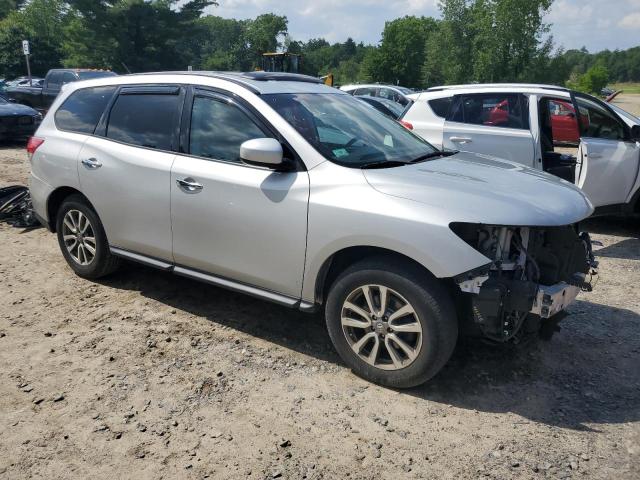 5N1AR2MM3DC636785 - 2013 NISSAN PATHFINDER S SILVER photo 4