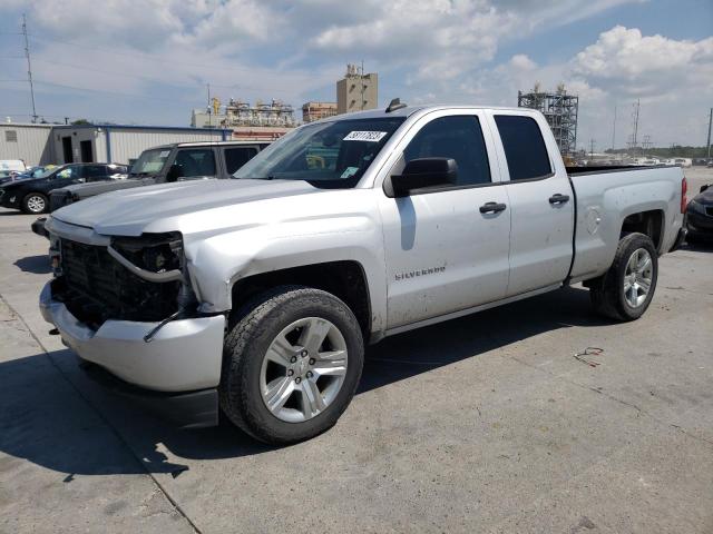 1GCRCPECXJZ225243 - 2018 CHEVROLET SILVERADO C1500 CUSTOM SILVER photo 1