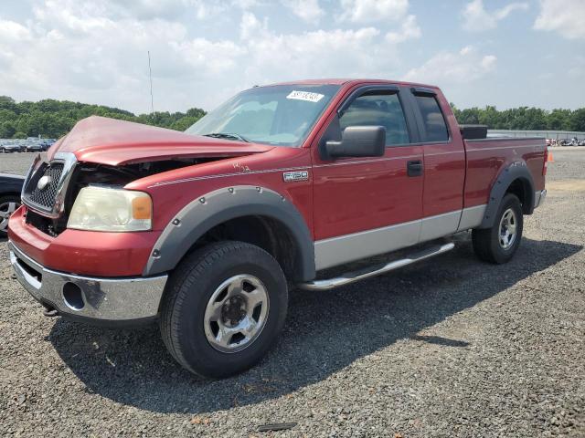 1FTPX14557FA57128 - 2007 FORD F150 RED photo 1