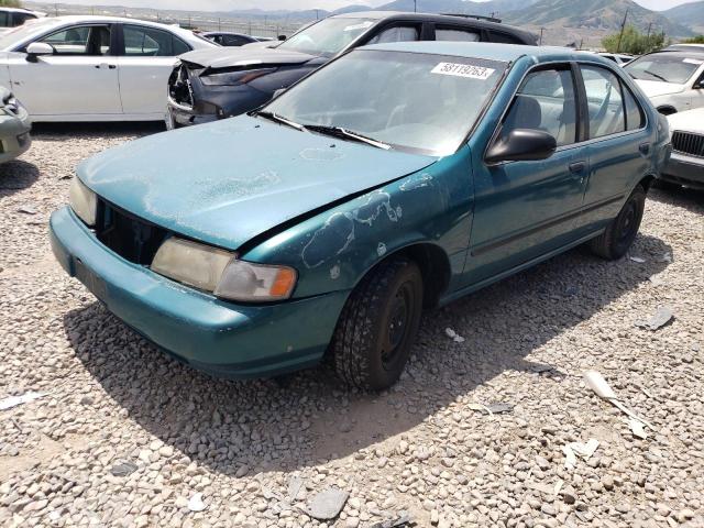 1N4AB41D2TC734543 - 1996 NISSAN SENTRA E GREEN photo 1