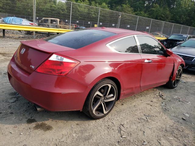 1HGCS2B84AA009450 - 2010 HONDA ACCORD EXL RED photo 3