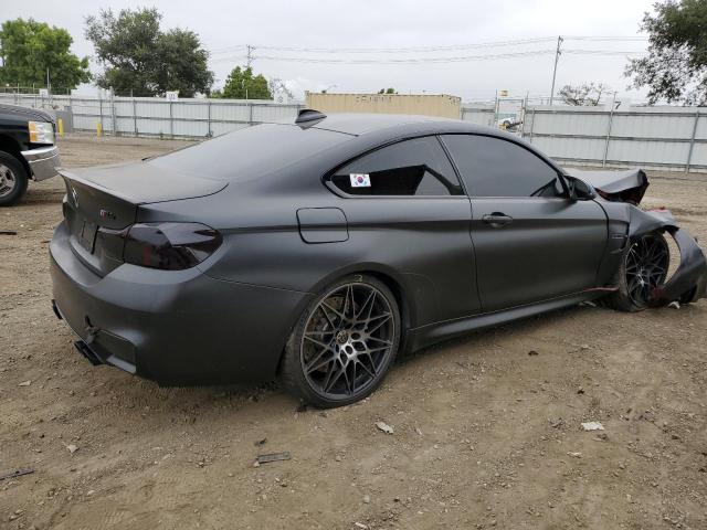 WBS4Y9C51JAC87703 - 2018 BMW M4 BLACK photo 3