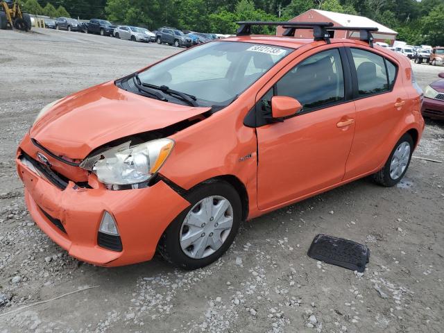 JTDKDTB3XC1026349 - 2012 TOYOTA PRIUS C ORANGE photo 1