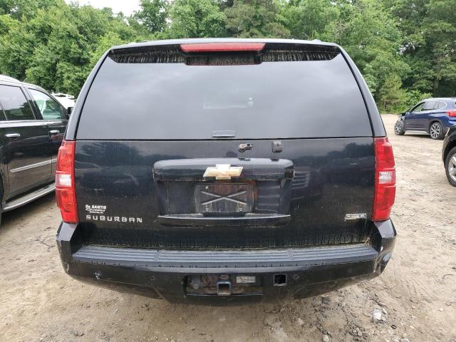 1GNSKJE30BR308271 - 2011 CHEVROLET SUBURBAN K1500 LT BLACK photo 6