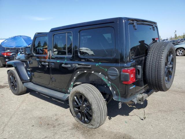 1C4JJXP63MW773410 - 2021 JEEP WRANGLER U SAHARA 4XE BLACK photo 2
