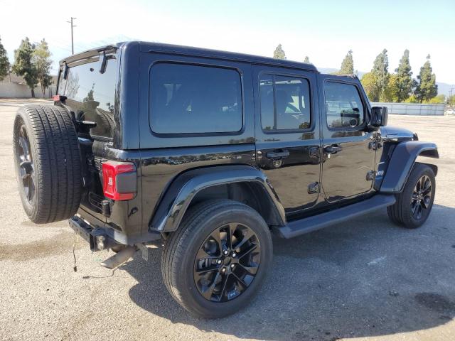 1C4JJXP63MW773410 - 2021 JEEP WRANGLER U SAHARA 4XE BLACK photo 3