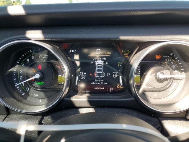 1C4JJXP63MW773410 - 2021 JEEP WRANGLER U SAHARA 4XE BLACK photo 9