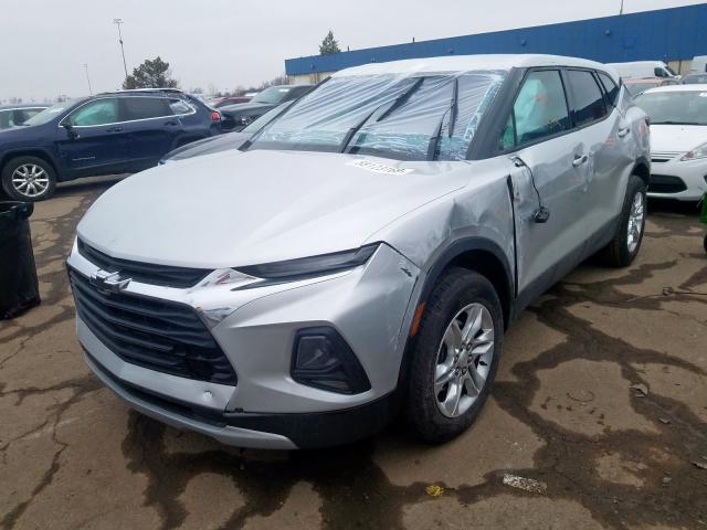 3GNKBBRA8KS691372 - 2019 CHEVROLET BLAZER 1LT  photo 2