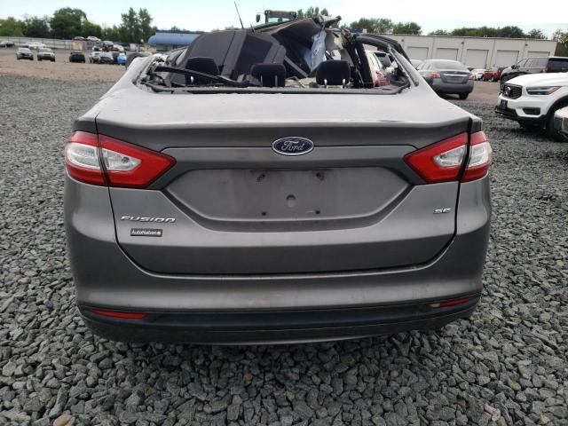 3FA6P0H78DR248645 - 2013 FORD FUSION SE GRAY photo 6