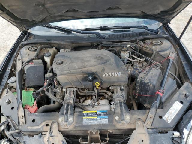 2G1WM16K369337587 - 2006 CHEVROLET MONTE CARL LT BLACK photo 11