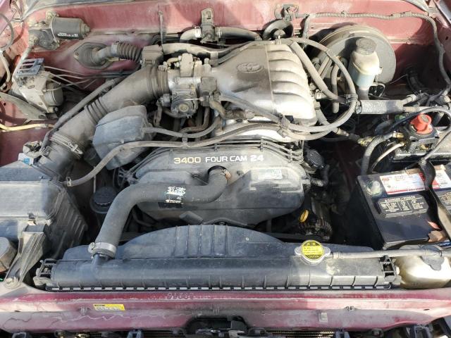 5TEGN92N04Z397079 - 2004 TOYOTA TACOMA DOUBLE CAB PRERUNNER ORANGE photo 11