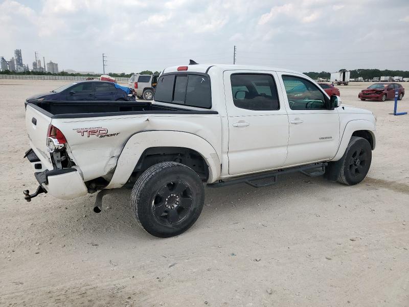 5TFJU4GN7CX020355 - 2012 TOYOTA TACOMA DOUBLE CAB PRERUNNER WHITE photo 3