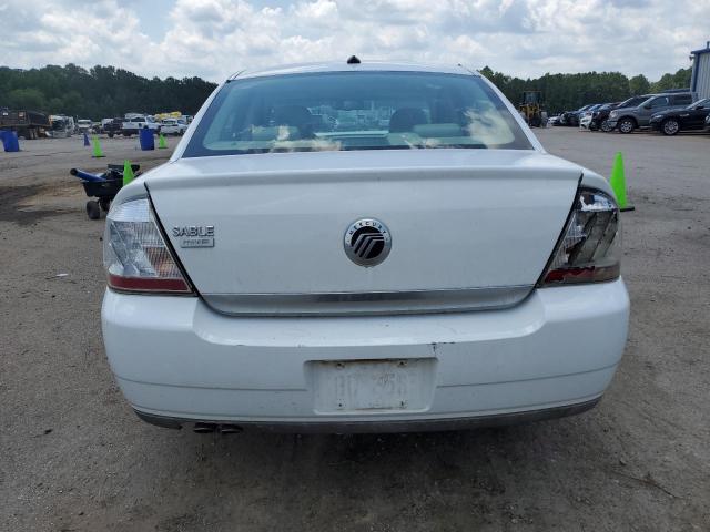 1MEHM42W88G620130 - 2008 MERCURY SABLE PREMIER WHITE photo 6