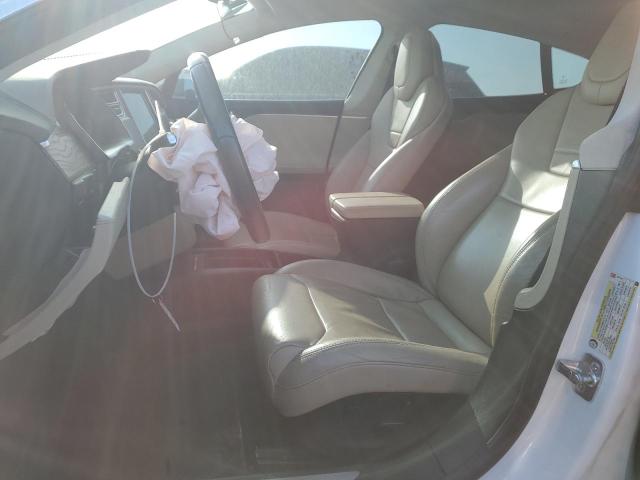 5YJSA1E15HF187746 - 2017 TESLA MODEL S Blanco foto 7