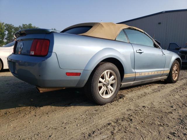 1ZVHT84NX75329314 - 2007 FORD MUSTANG BLUE photo 3