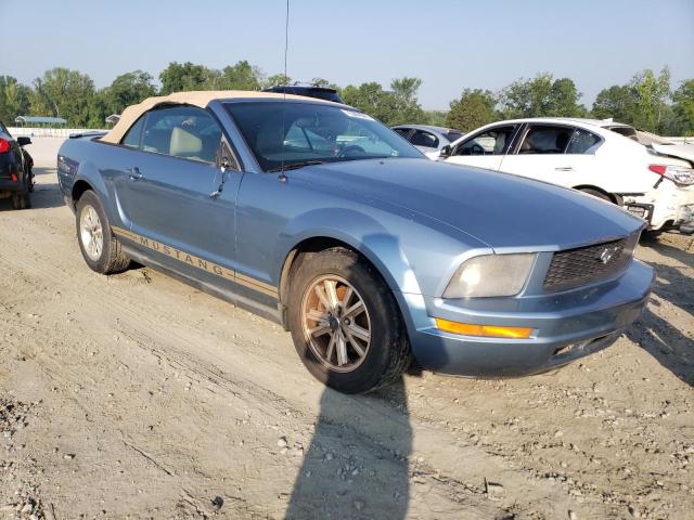 1ZVHT84NX75329314 - 2007 FORD MUSTANG BLUE photo 4