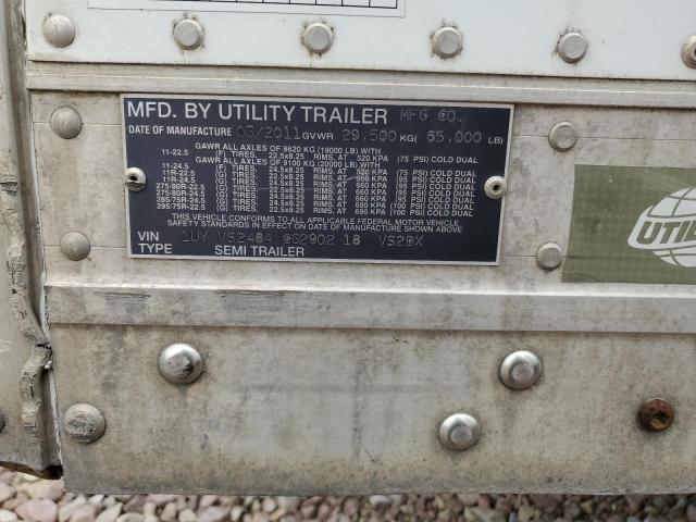 1UYVS2484CG290218 - 2012 UTILITY TRAILER WHITE photo 10