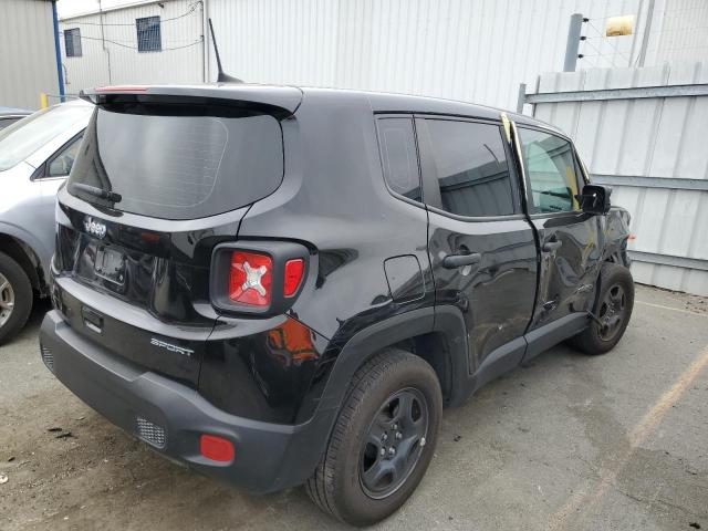 ZACNJCAB8MPM46317 - 2021 JEEP RENEGADE SPORT BLACK photo 3