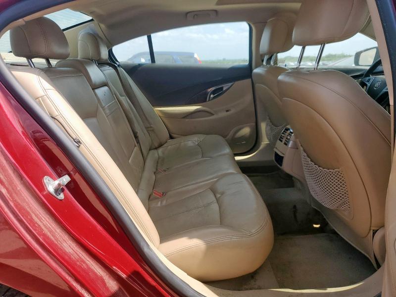 1G4GE5ED5BF149976 - 2011 BUICK LACROSSE CXS RED photo 10