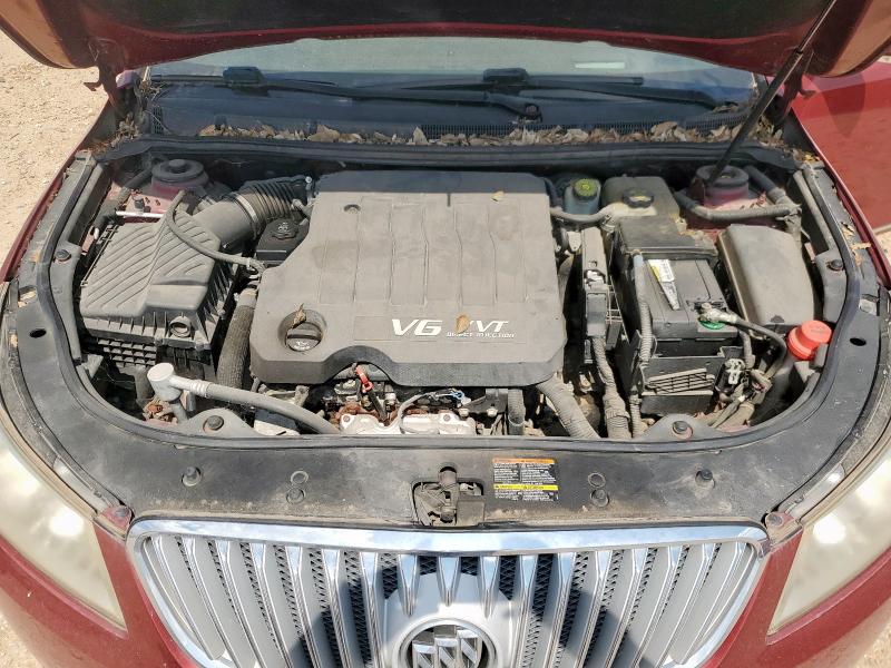 1G4GE5ED5BF149976 - 2011 BUICK LACROSSE CXS RED photo 11