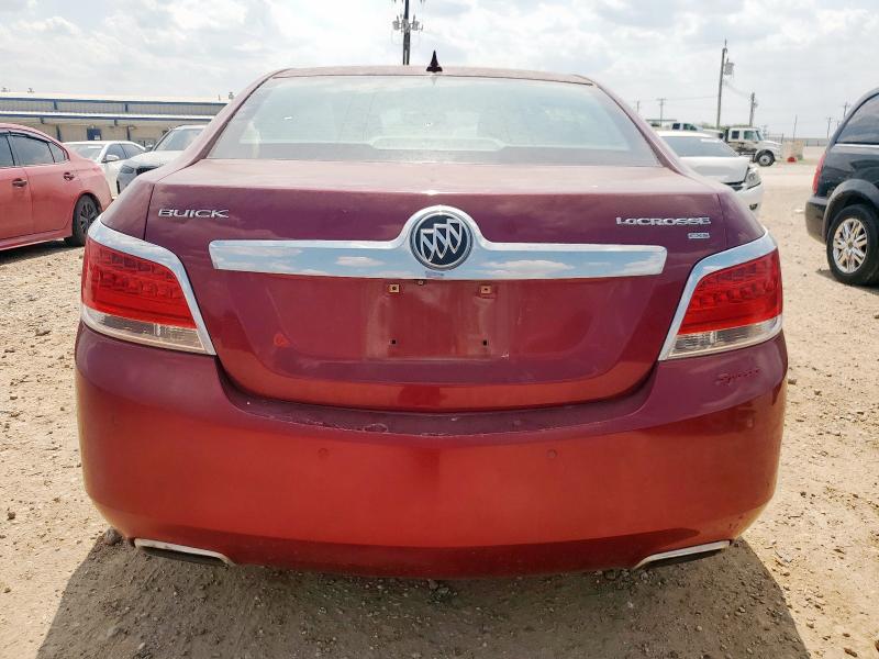 1G4GE5ED5BF149976 - 2011 BUICK LACROSSE CXS RED photo 6