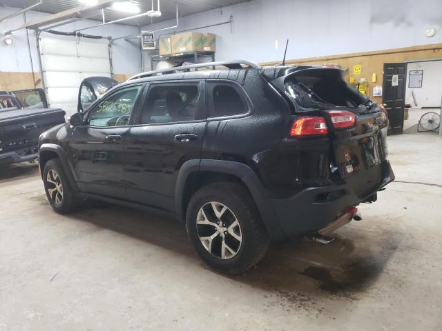 1C4PJMBS7HW566666 - 2017 JEEP CHEROKEE TRAILHAWK BLACK photo 2